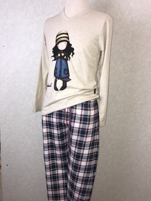 Imagen pijama Gorjuss pantalon cuadros