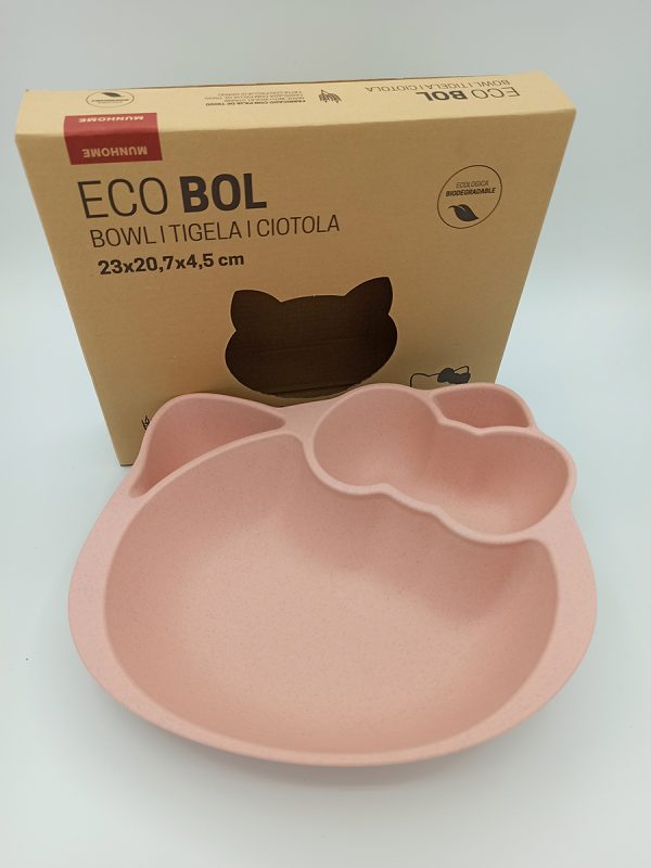 Imagen eco bol gatita biodegradable