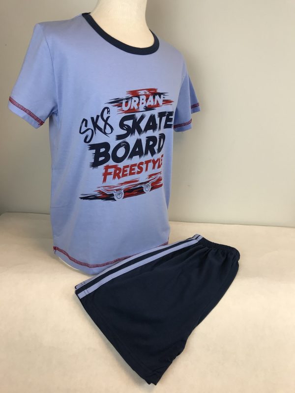 Pijama niño verano skate board