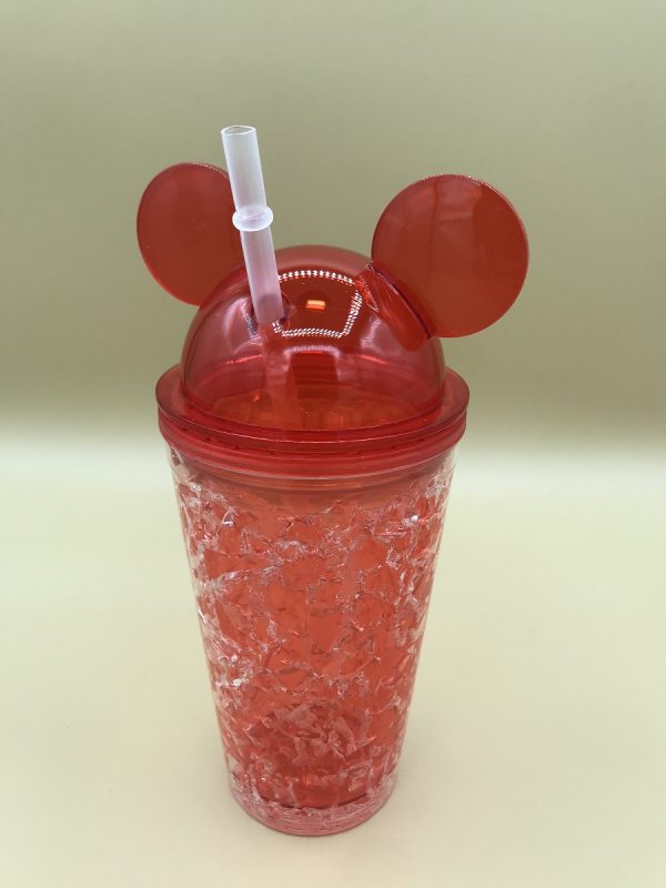 Imagen vaso tapa mouse con pajita