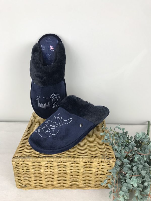 Imagen zapatillas casa isotoner perro