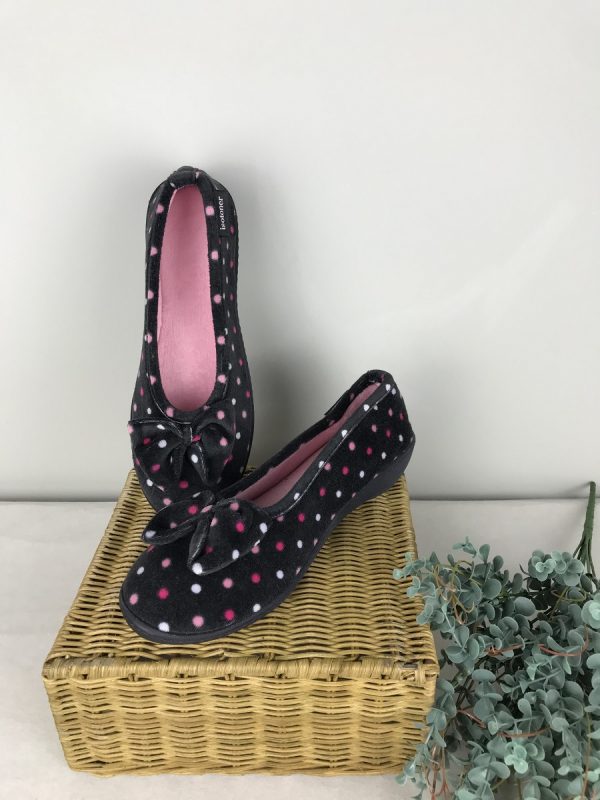 Imagen zapatillas bailarinas topos Isotoner