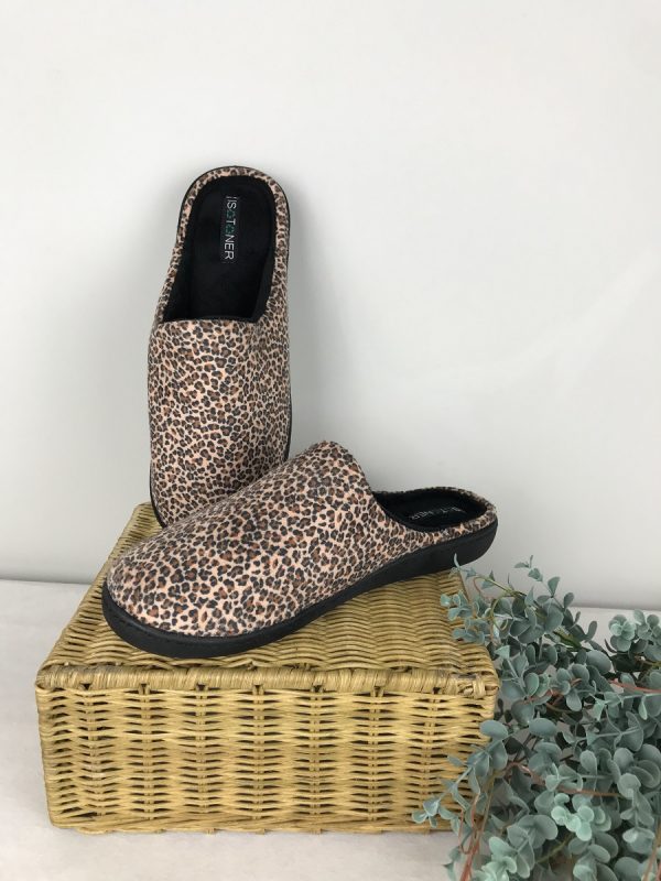 Imagen Zapatillas de estar por casa de mujer destalonadas leopardo