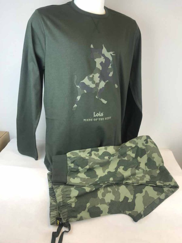 Imagen pijama de hombre camuflaje de LOIS