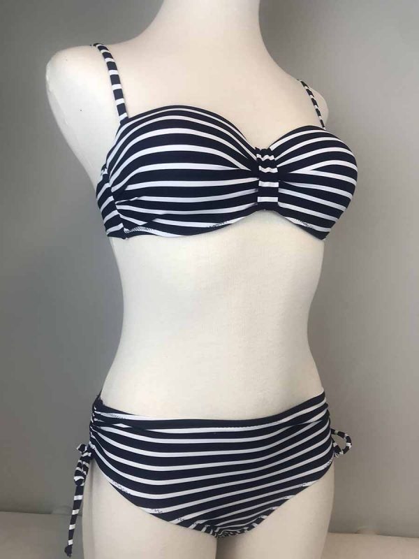 Imagen bikini mujer bandeau marinero