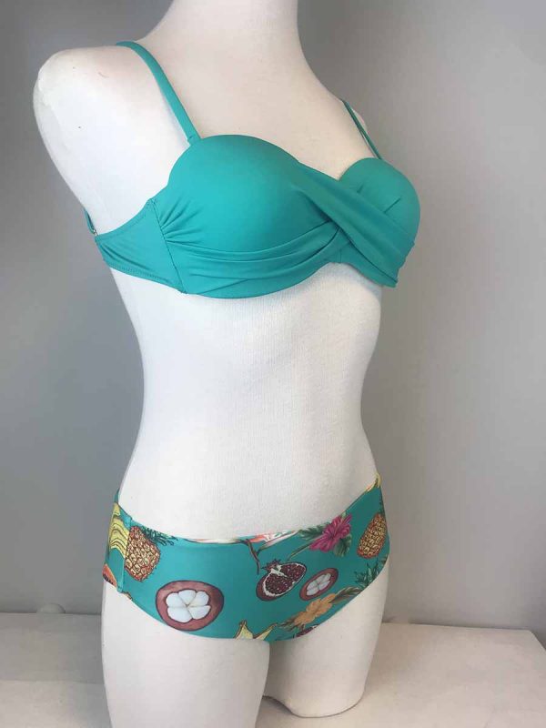 Imagen bikini mujer bandeau tropical